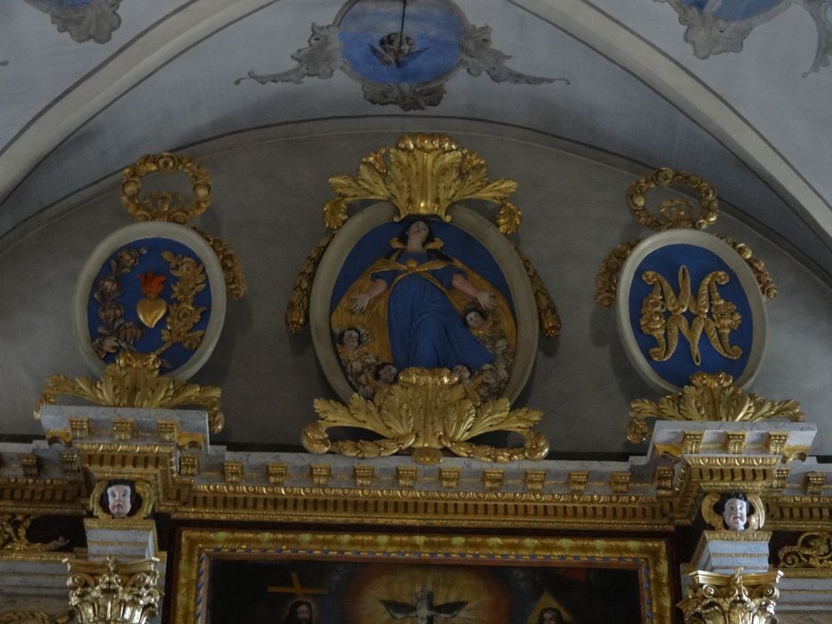 maître-autel, vue partielle - © Ministère de la Culture (France), Conservation des antiquités et des objets d’art de Haute-Savoie – Tous droits réservés 
