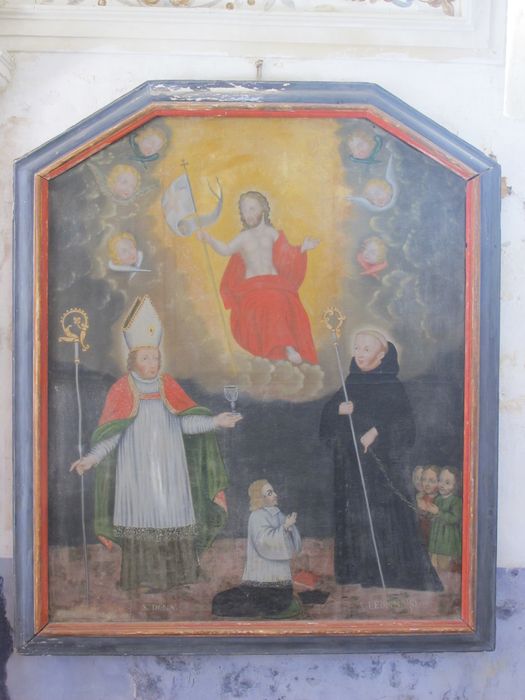 Tableau : Christ en gloire avec saint Donat et saint Léonard