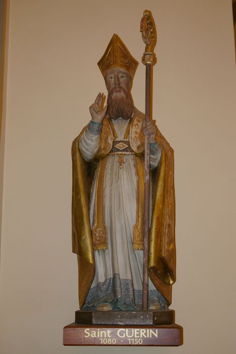 statue : Saint Guérin - © Ministère de la Culture (France), Conservation des antiquités et des objets d’art de Haute-Savoie – Tous droits réservés 