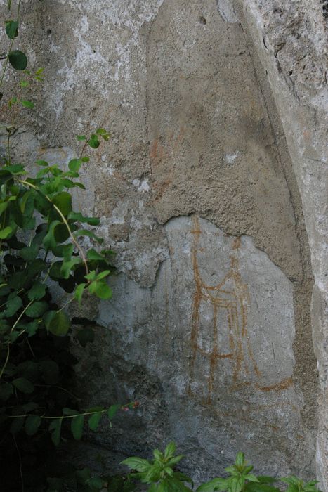 peinture monumentale (peinture murale) du tombeau de la famille de Blonay, détail