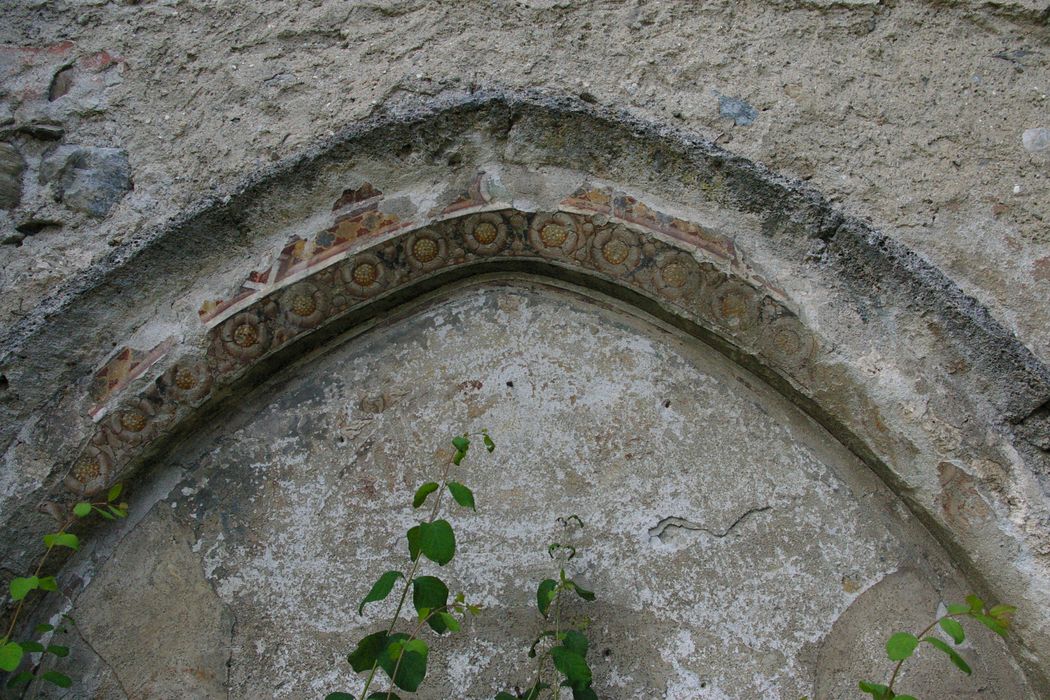 peinture monumentale (peinture murale) du tombeau de la famille de Blonay, détail