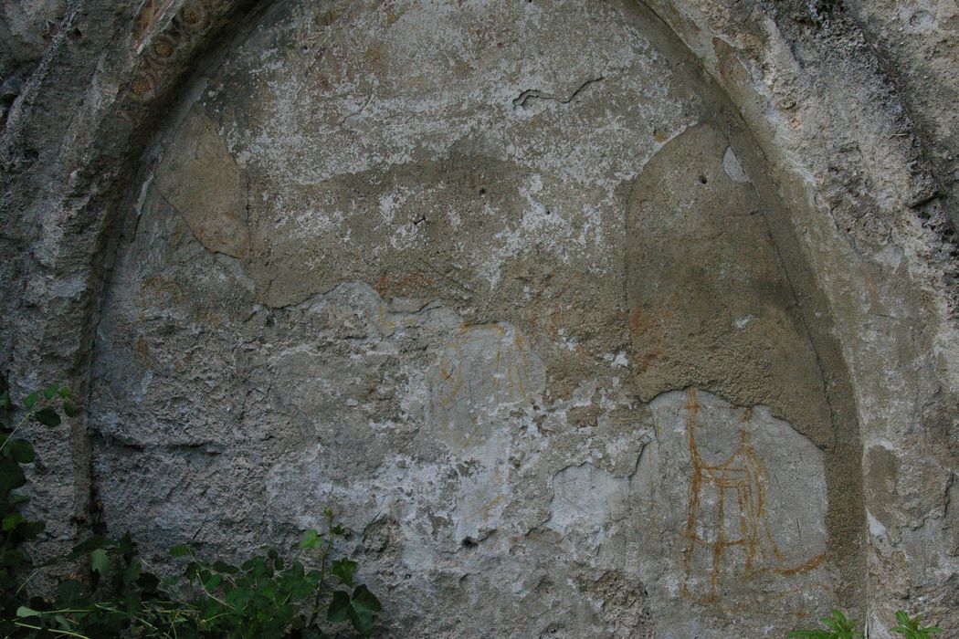 peinture monumentale (peinture murale) du tombeau de la famille de Blonay, détail