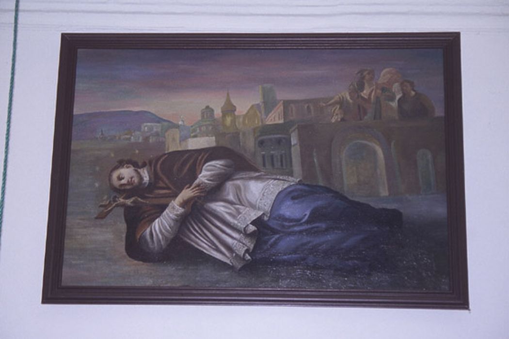 tableau : Mort de saint Jean Népomucène - © Ministère de la Culture (France), Conservation des antiquités et des objets d’art de Haute-Savoie – Tous droits réservés