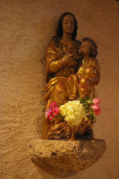 Statue : Vierge à l'enfant