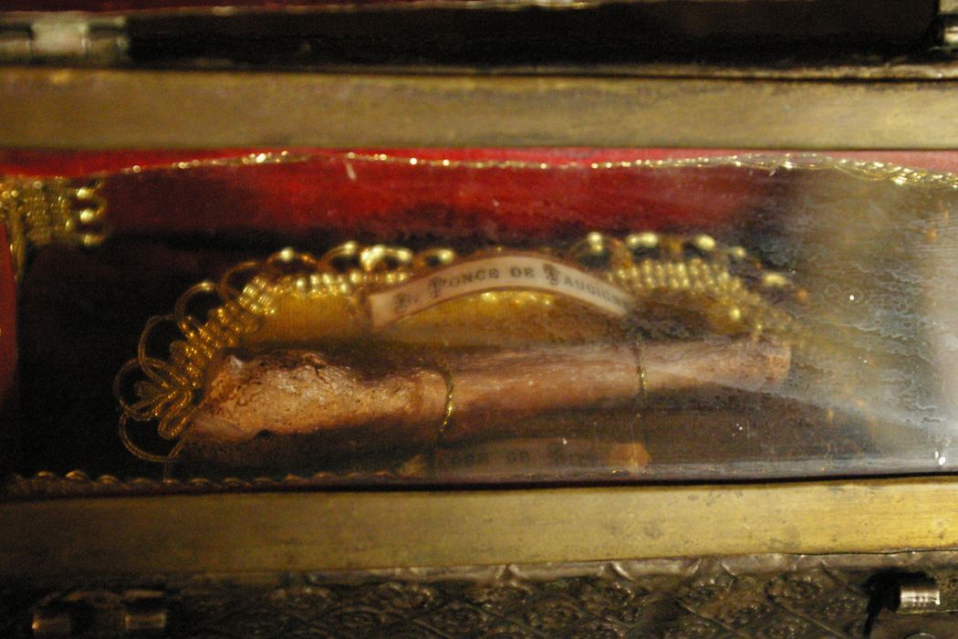reliquaire du Bienheureux Ponce de Faucigny, détail - © Ministère de la Culture (France), Conservation des antiquités et des objets d’art de Haute-Savoie – Tous droits réservés 