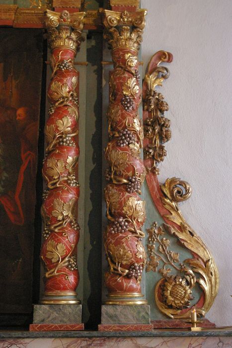 retable du maître-autel, détail