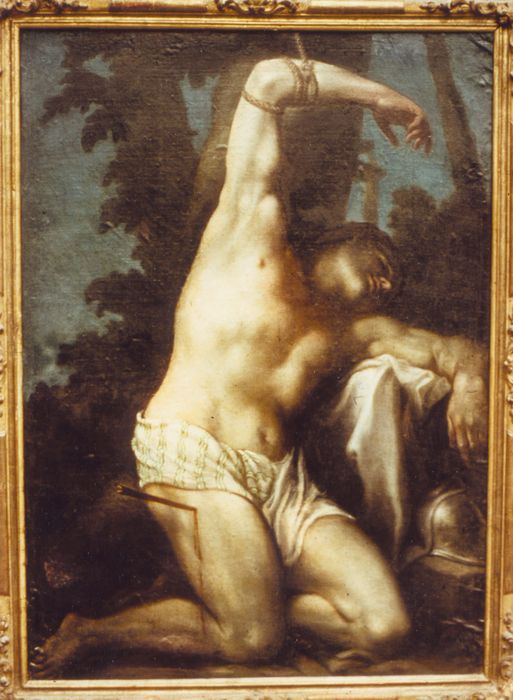 tableau : Saint Sébastien - © Ministère de la Culture (France), Conservation des antiquités et des objets d’art de Haute-Savoie – Tous droits réservés 