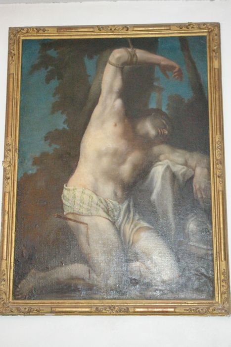 tableau : Saint Sébastien - © Ministère de la Culture (France), Conservation des antiquités et des objets d’art de Haute-Savoie – Tous droits réservés 