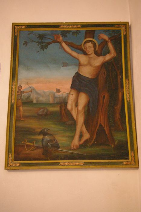 tableau : Saint Sébastien - © Ministère de la Culture (France), Conservation des antiquités et des objets d’art de Haute-Savoie – Tous droits réservés 