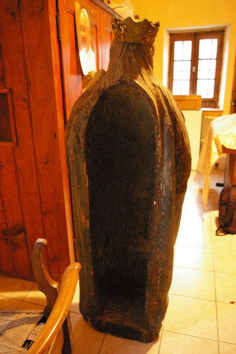 statue : Vierge à l'Enfant (revers)