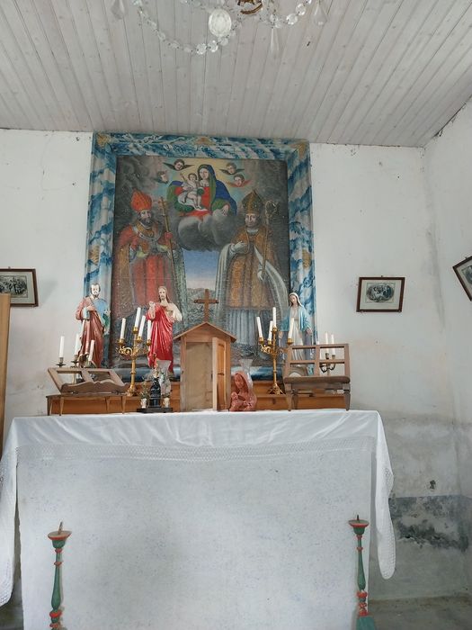 tableau : Vierge à l'Enfant avec saint Claude et saint Grat