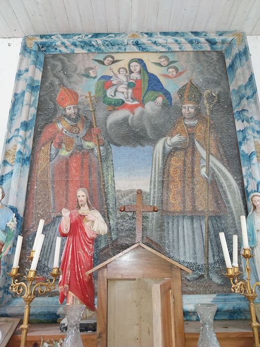 tableau : Vierge à l'Enfant avec saint Claude et saint Grat