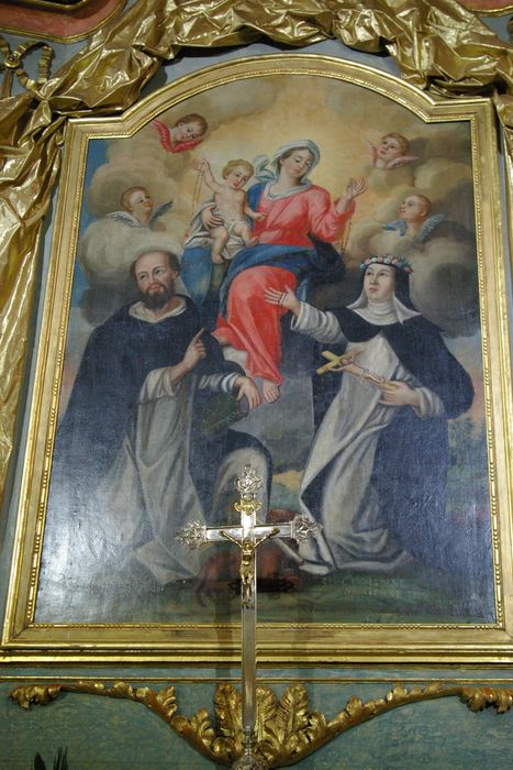 tableau : Remise du rosaire (la)