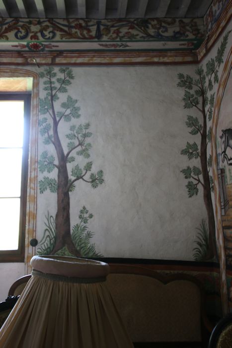 peintures monumentales : Scènes de Don Quichotte et Sancho Pansa, vue partielle