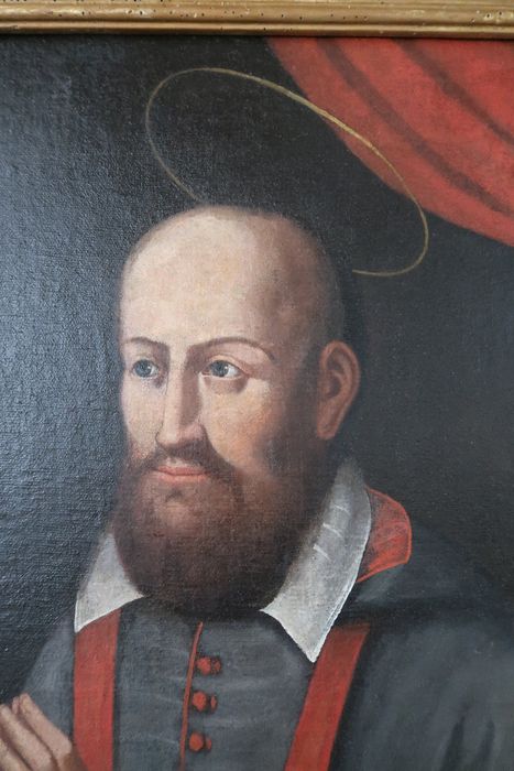 tableau : Saint François de Sales, détail