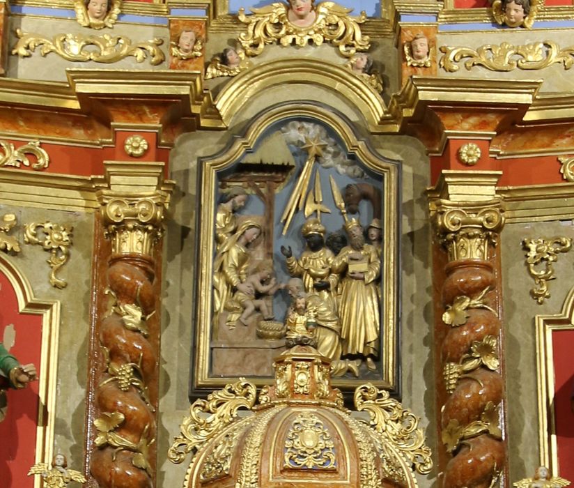 bas-relief : Adoration des Mages