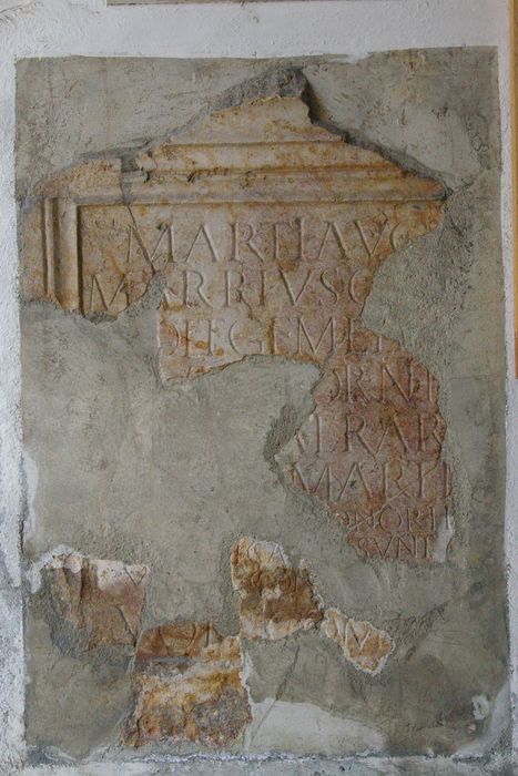plaque commémorative de Mars, de Marcus Arrius Geneliusson Flamine