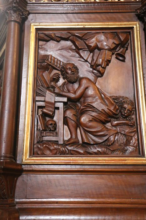 chaire à prêcher, détail