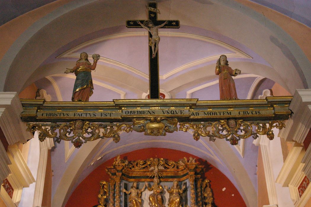 Autel, retable, poutre de gloire (maître-autel)