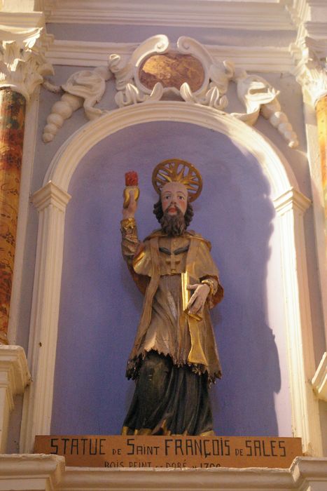 Statue (statuette) : Saint François de Sales