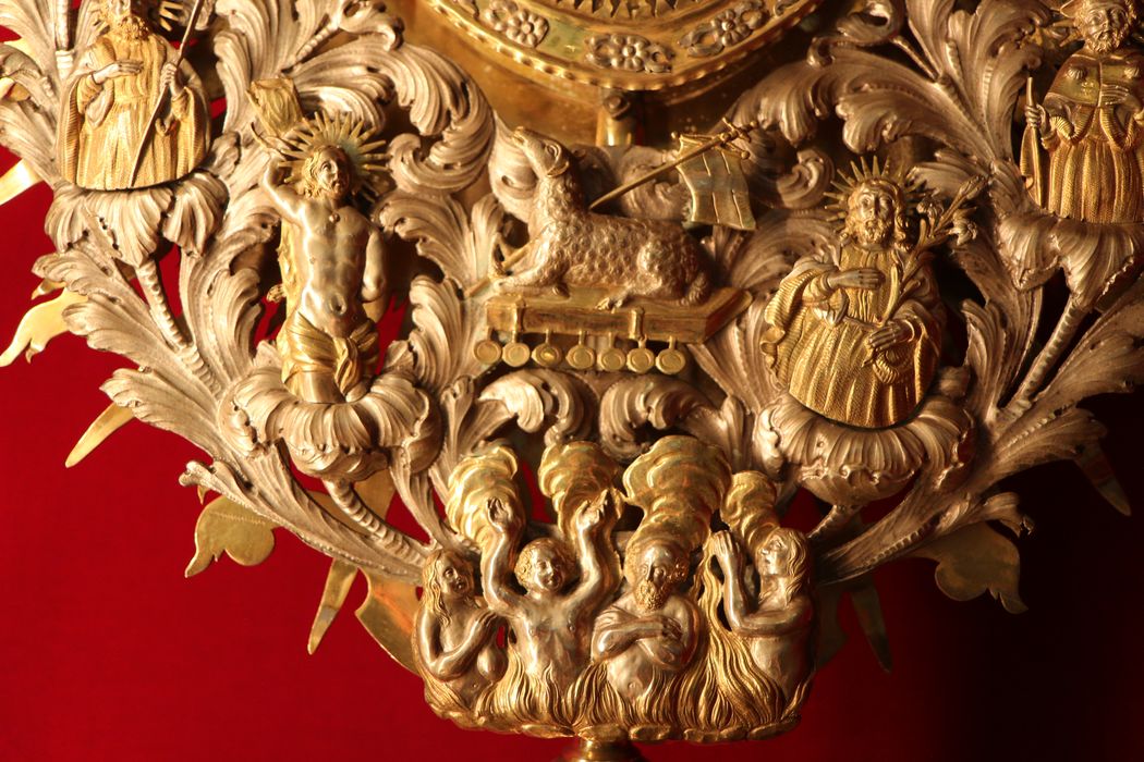 ostensoir, détail