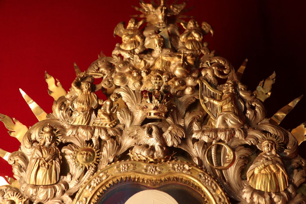 ostensoir, détail
