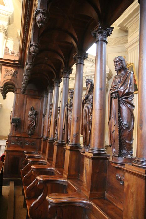 stalles, vue partielle
