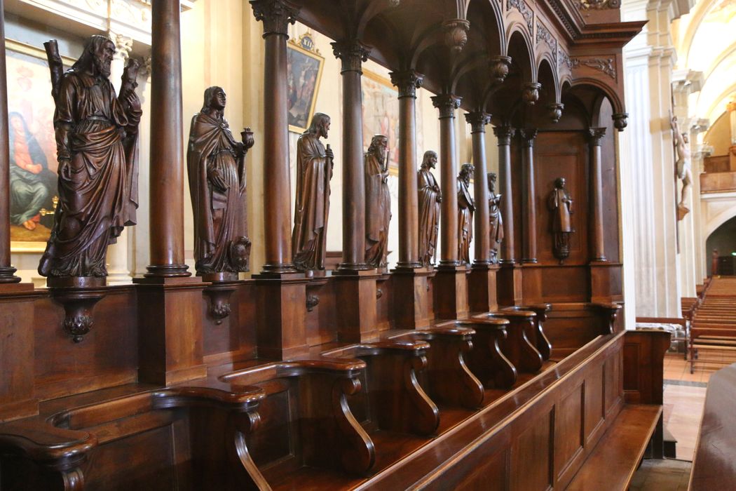 stalles, vue partielle