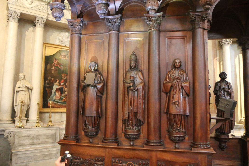 stalles, vue partielle