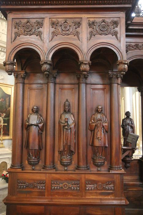 stalles, vue partielle