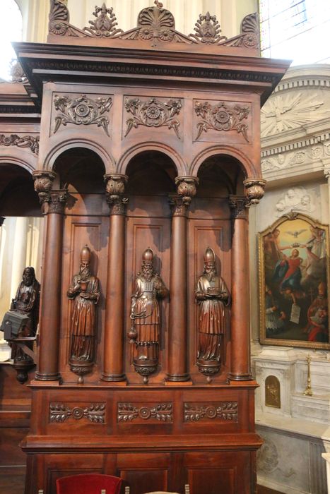 stalles, vue partielle