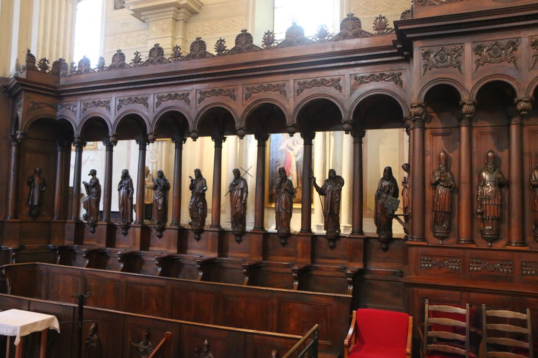 stalles, vue partielle