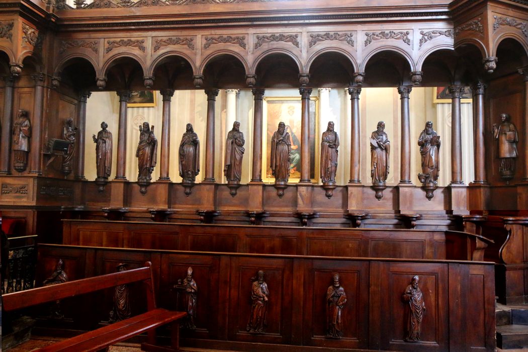 stalles, vue partielle