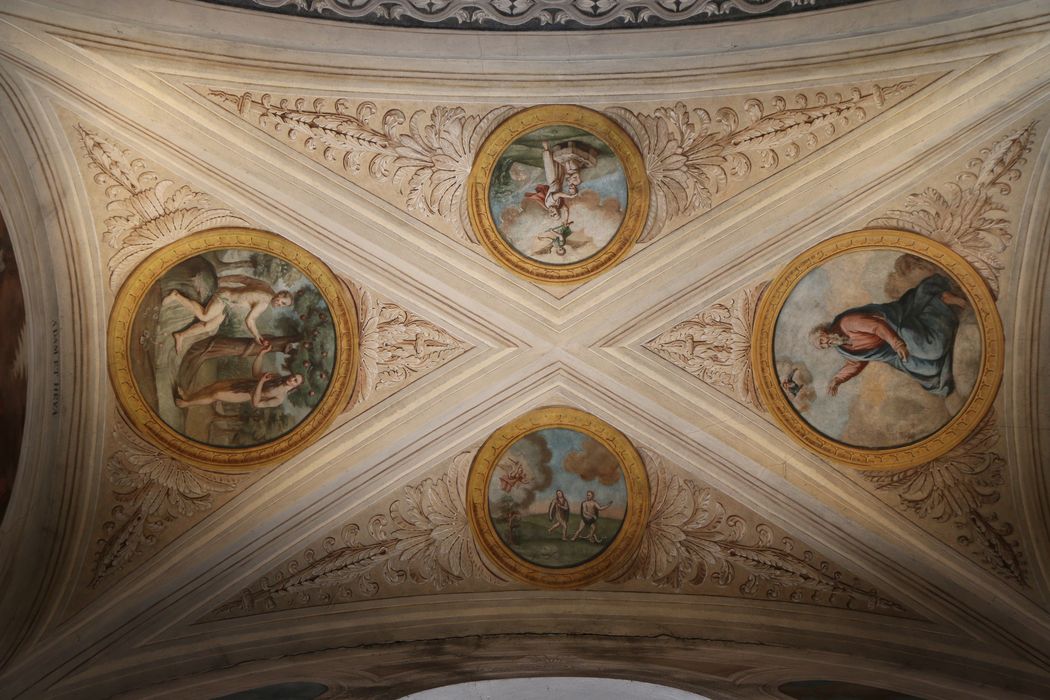peintures monumentales : scènes de la vie du Christ