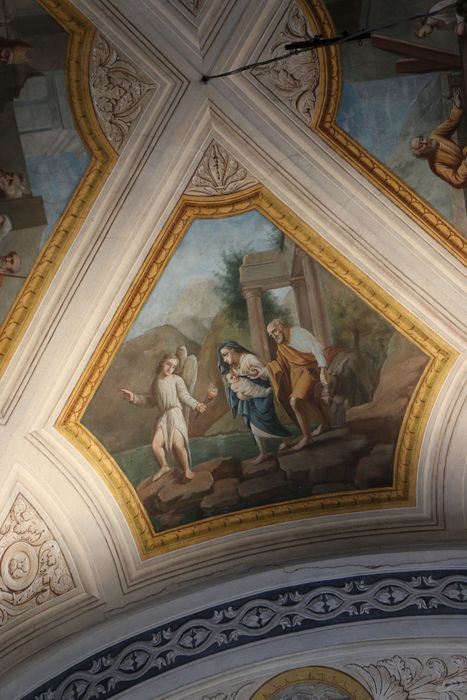 peintures monumentales : scènes de la vie du Christ