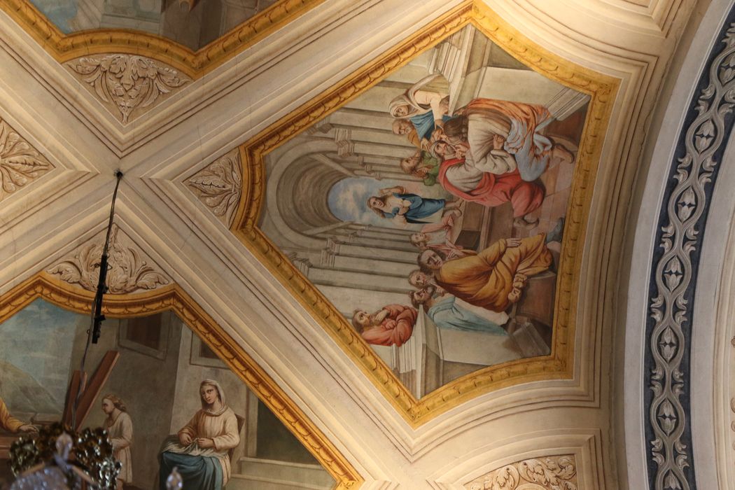 peintures monumentales : scènes de la vie du Christ