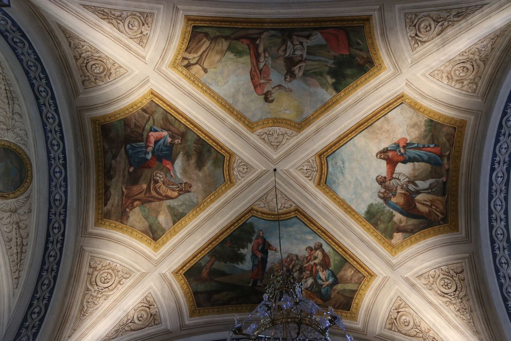 peintures monumentales : scènes de la vie du Christ