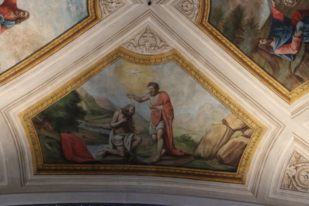 peintures monumentales : scènes de la vie du Christ