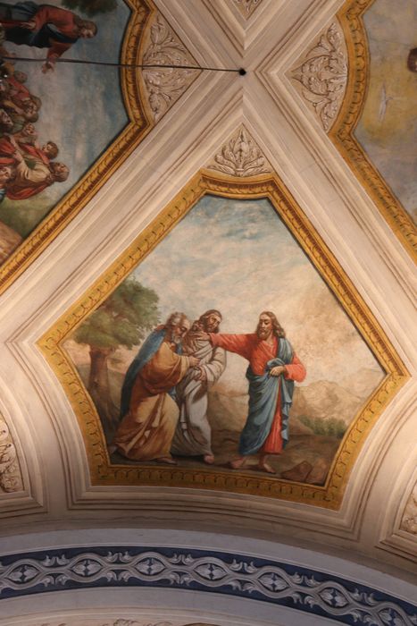 peintures monumentales : scènes de la vie du Christ