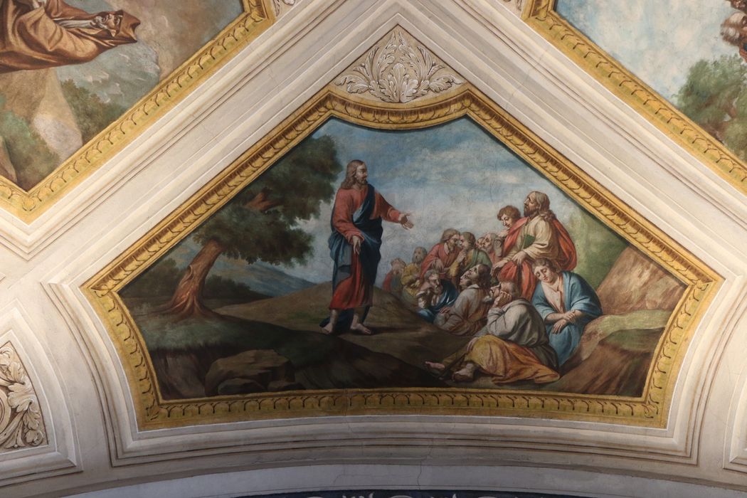 peintures monumentales : scènes de la vie du Christ