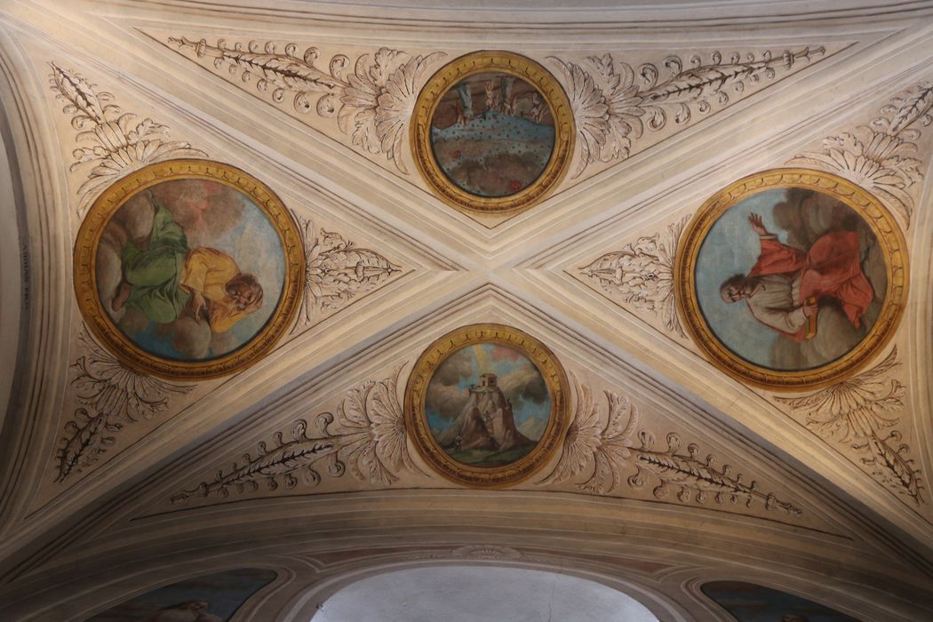 peintures monumentales : scènes de la vie du Christ