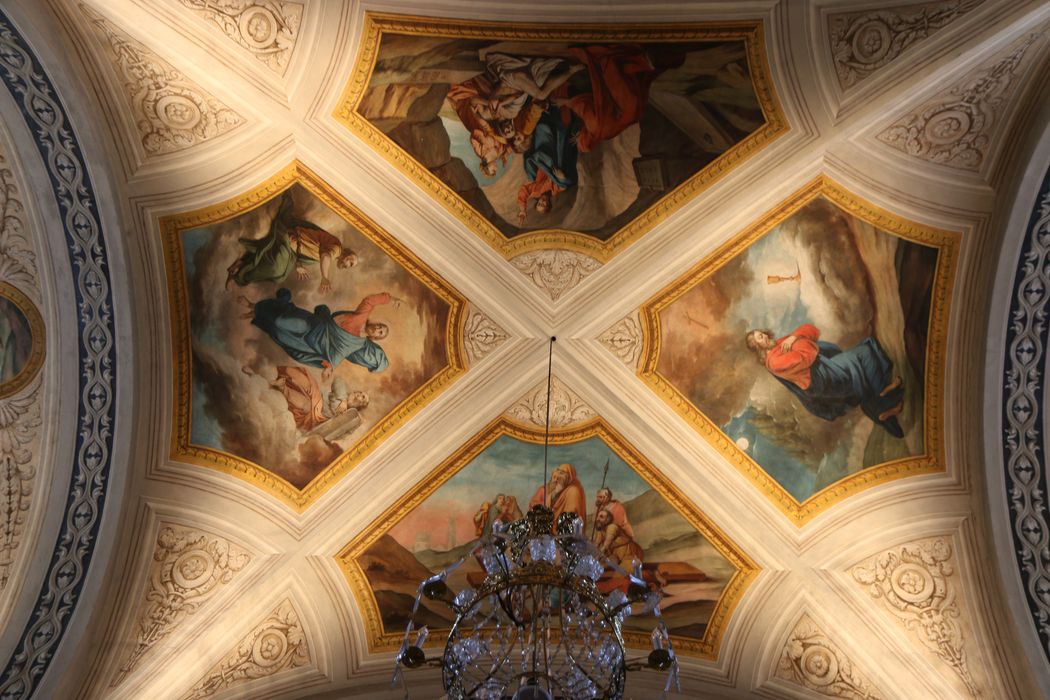peintures monumentales : scènes de la vie du Christ