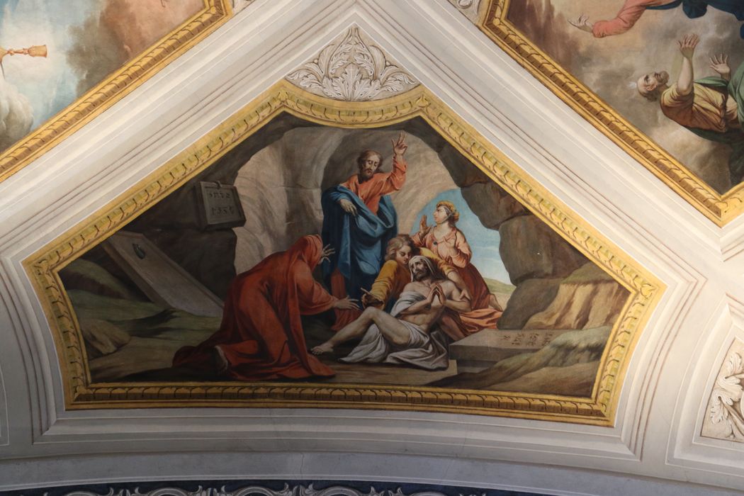 peintures monumentales : scènes de la vie du Christ