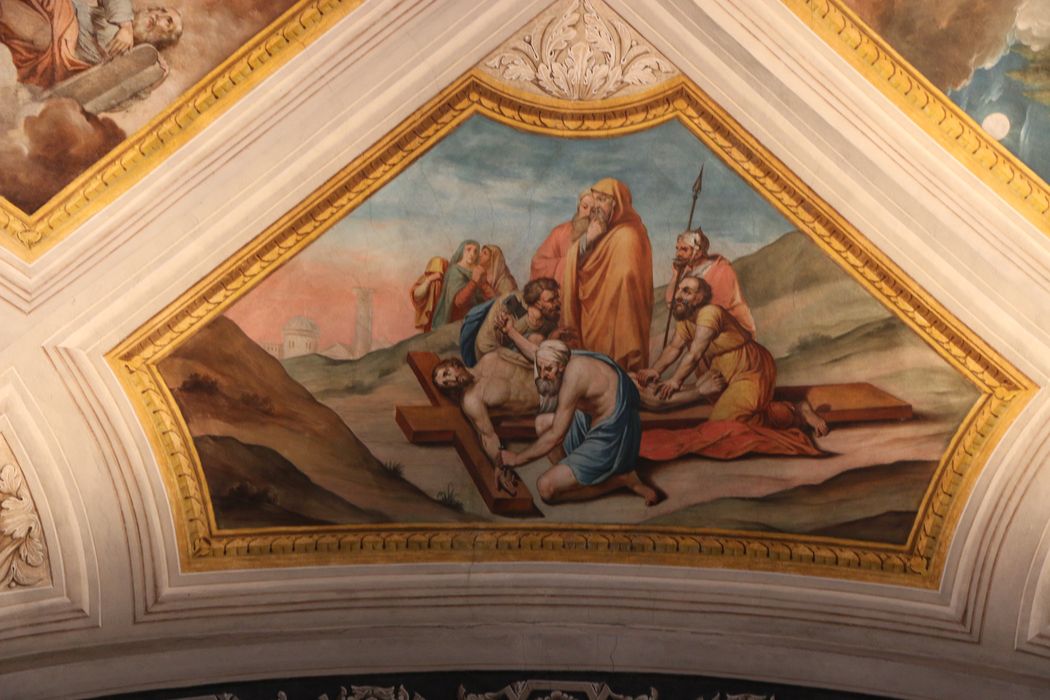peintures monumentales : scènes de la vie du Christ