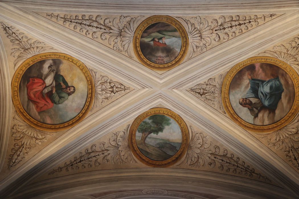 peintures monumentales : scènes de la vie du Christ