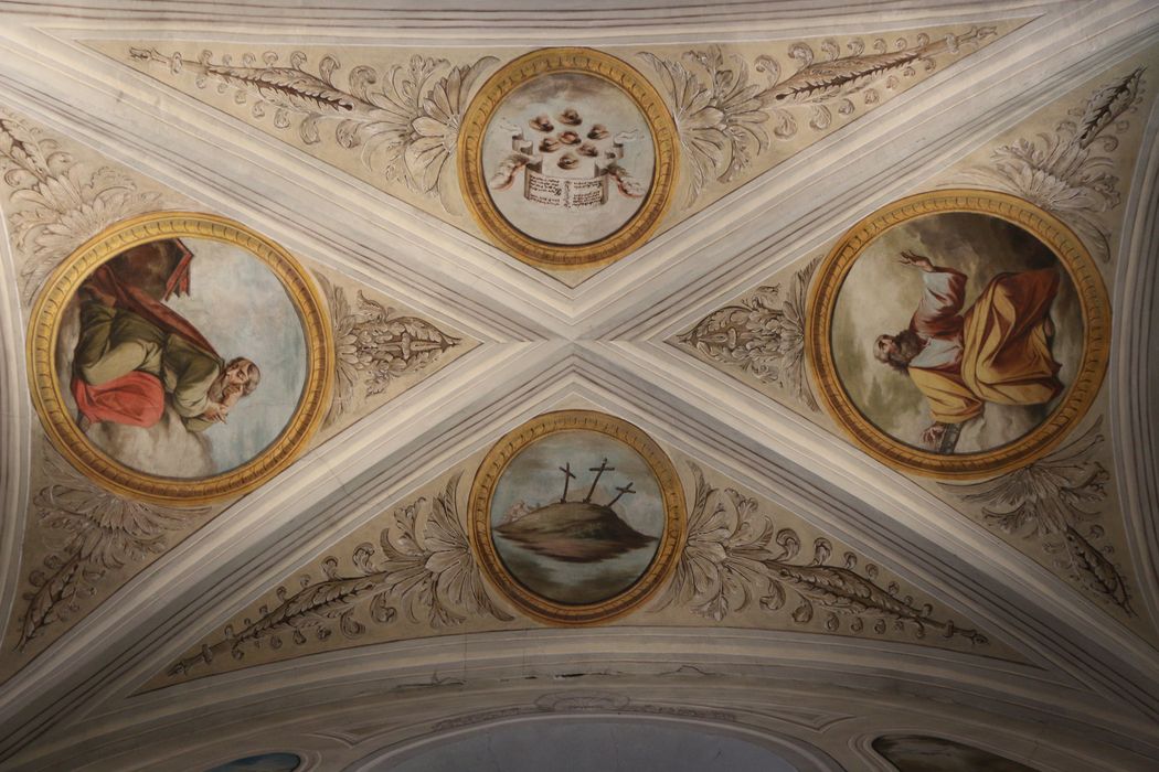 peintures monumentales : scènes de la vie du Christ