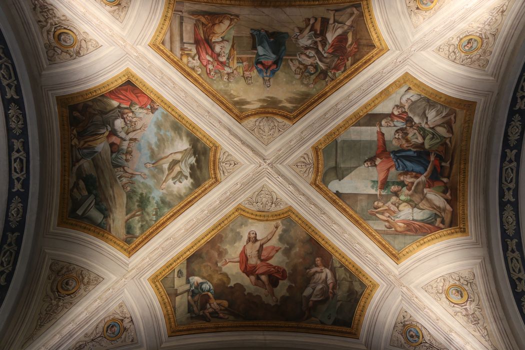 peintures monumentales : scènes de la vie du Christ