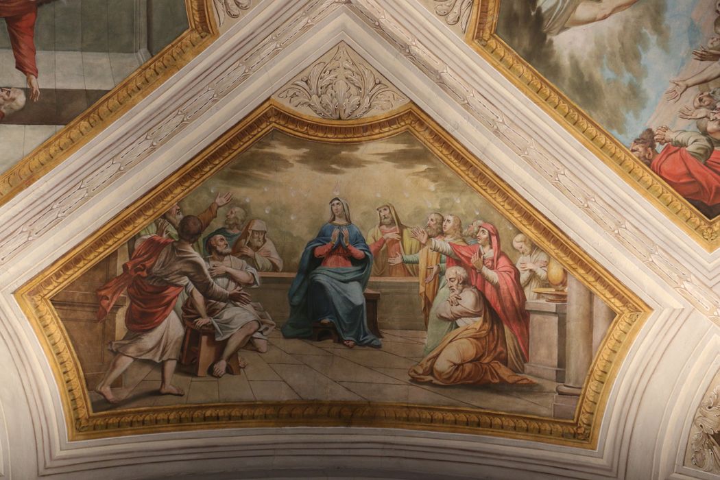 peintures monumentales : scènes de la vie du Christ