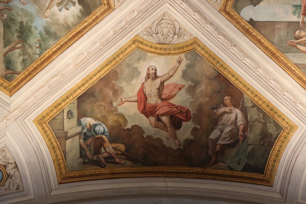 peintures monumentales : scènes de la vie du Christ