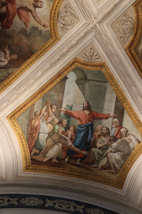 peintures monumentales : scènes de la vie du Christ
